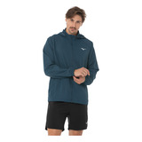 Jaqueta Mizuno Corta Vento Masculina Focus Treino Corrida