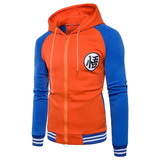 Jaqueta Moletom Casaco College Goku