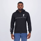 Jaqueta Moletom Liverpool Preta