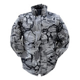 Jaqueta Moto Arizona Masc Camuflada Cinza Refletiva