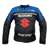 Jaqueta Moto Suzuki Masculina Com Preteção Impermeavel