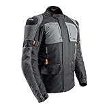 Jaqueta Motociclista Impermeável Texx Armor Masculina Cinza Laranja Jaqueta Motoqueiro M 