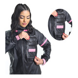 Jaqueta Motoqueira Chuva Feminina Yess Impermeável Moto