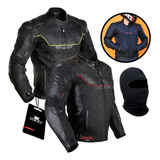 Jaqueta Motoqueiro Texx Falcon V2 Impermeavel Masculina