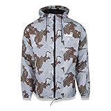 Jaqueta New Era Corta Vento Windbreaker Desert Camo Chicago Bulls NBA