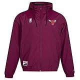 Jaqueta New Era Corta Vento Windbreaker NBA Chicago Bulls Modern Classic