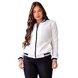 Jaqueta OFF Feminina Bomber Blusa De