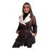Jaqueta Parka Camurça Blusa Feminina Comprida Quente Linda