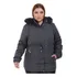 Jaqueta Parka Dupla Face Plus Size Sobretudo Feminina 2 Cor