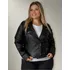 Jaqueta Plus Size Feminina Couro Ecológico Inverno Frio