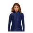 Jaqueta Premium Vibs Fitness Feminina Corta Vento Azul Marin