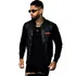 Jaqueta Preta Courino Slim Masculina Couro Ecológico Lacapa