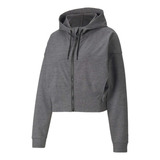 Jaqueta Puma Train Cloudspun Fz Hoodie Feminino