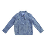Jaqueta Sarja Jeans Feminina Infantil Malwee Kids C Listras