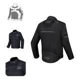 Jaqueta Ventilada X11 Breeze 2 Para Motociclista Impermeável