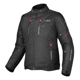 Jaqueta X11 Iron 3 Preto E Rosa Feminina