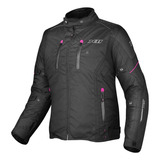 Jaqueta X11 Iron Feminino Preto E Rosa 100 Impermeável