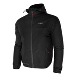 Jaqueta X11 Rain Casual Preta C capuz Motociclista Moto