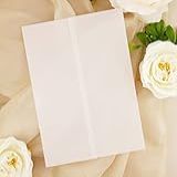 Jaquetas De Veludo Pré Dobradas Para Convites De 14 X 17 Cm Jaquetas De Papel Velino 5 X 7 115 GSM Convites De Casamento Transparente Jaqueta De Convites De Casamento Pacote Com 30