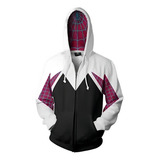 Jaquetas Mulher aranha Gwen Stacy Moletons Spider gwen