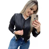 Jaquetinha Bomber Feminina Blazer