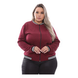 Jaquetinha Bomber Plus Size
