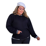 Jaquetinha Feminina Blusa Plus