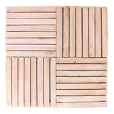 Jardim Vertical Painel Modular 30x30 Cm Madeira Eucalipto