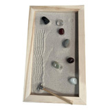 Jardim Zen Japonês Feng Shui Meditação Madeira Retangular 25