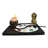 Jardim Zen Yin Yang Buda Orando Baby Feng Shui Meditação