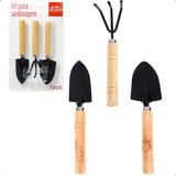 Jardinagem Conjunto 3 Peças Horta Jardim Ferramenta Promoção