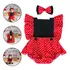 Jardineira Body Romper Baby Minnie Tiara Mesversario Ensaio