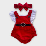 Jardineira Body Romper Baby