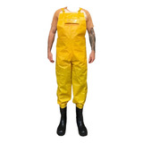 Jardineira Calça Pvc Kp500 Com Bota Acoplada Soldada