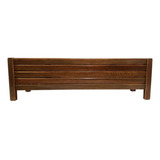 Jardineira Floreira De Madeira 60cm Grande P Decoração Cor Marrom Rústico