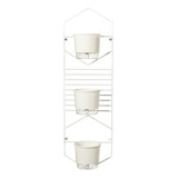 Jardineira Floreira Painel Jardim P Três Vasos Flores Branco