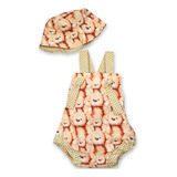 Jardineira Infantil Bebe Verao