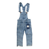 Jardineira Jeans Comprida Infantil