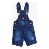 Jardineira Jeans Ou Sarja