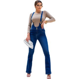 Jardineira Jeans Revanche Demeter