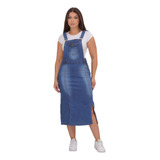 Jardineira Jeans Saia Macacão Jeans Saia Jeans Moda Evangélica Moda Feminina Feminino Pronta Entrega