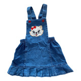 Jardineira Jeans Vicmood Kids