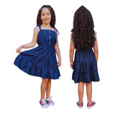 Jardineira Macacao Jeans Infantil