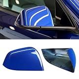 Jaronx Compatível Com Substituição De Capa De Espelho Lateral Tesla Model Y 2020 2021 2022 2023 2024 Lado Direito Do Passageiro Capa De Espelho Retrovisor Azul Tampa De Porta Para Acessórios Tesla