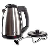 Jarra Chaleira Elétrica Inox 1 8 Litros 127V 1000W Aquecimento Até 100 C Água Café Chá Chimarrão