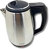 Jarra Chaleira Elétrica Inox 1 8 Litros 127V 1000W Aquecimento Até 100 C Água Café Chá Chimarrão