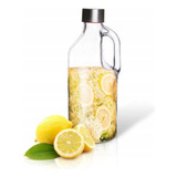 Jarra De Vidro Com Tampa De Inox 1 Litro Garrafa Água Suco