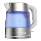 Jarra Elétrica Com Led Cadence Iluminatta 1 7l Inox 127 V