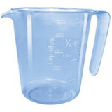 Jarra Medidora De Plástico 500ml Multiuso Diversas Cores