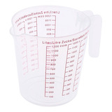 Jarra Medidora De Plastico Prática 1200ml 1 2 Litro